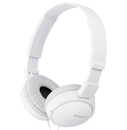 Casque Sony MDR-ZX110AP ‎Pliable avec Microphone - Jack 3,5 mm (MDRZX110APWZE)