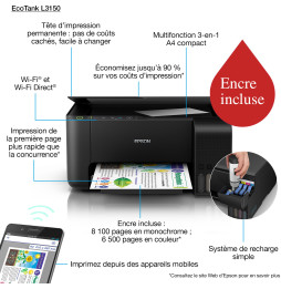 Imprimante Thermique de tickets POS Epson TM-T20III (C31CH51012) - EVO  TRADING