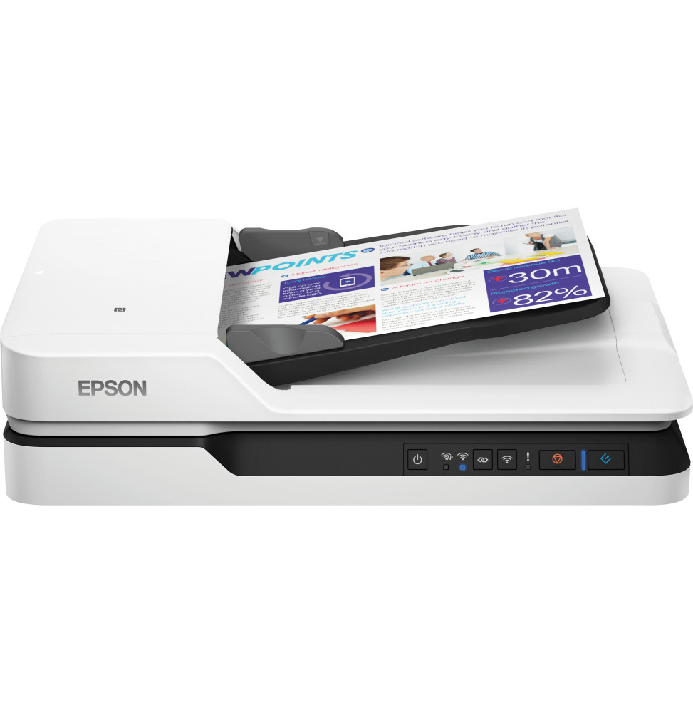 Scanner à plat Epson Workforce DS-6500N avec chargeur USB