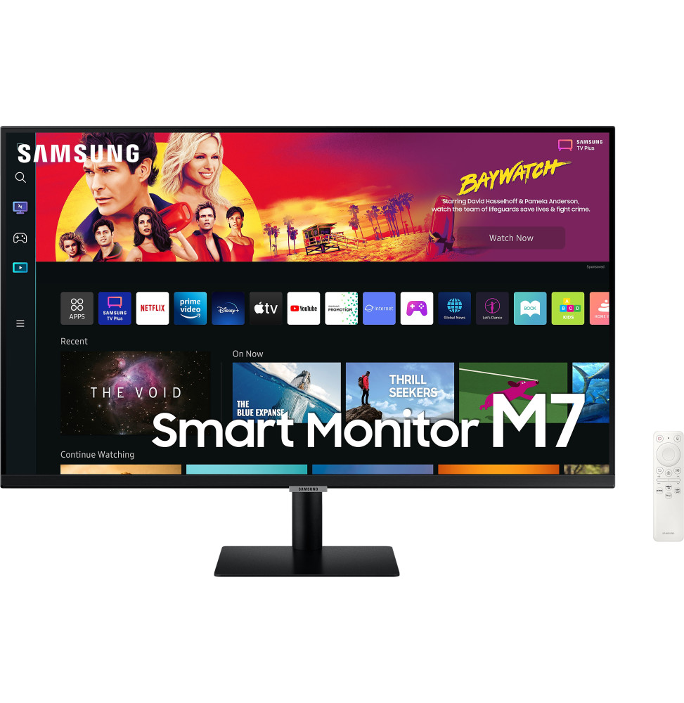 Écran 32 4K Samsung M7 Plat SMART - Format 16:9 - (LS32BM700UMXZN