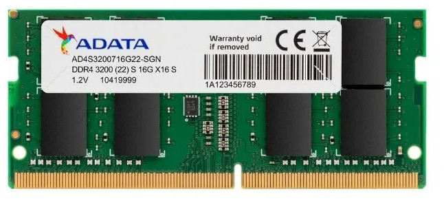 Barrette Mémoire Adata 32 Go DDR4 3200Mhz à Bas Prix - SpaceNet