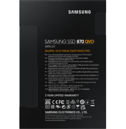 Samsung disque dur SSD interne 870 QVO 2.5'' SATA 1TB – Eshop Maroc