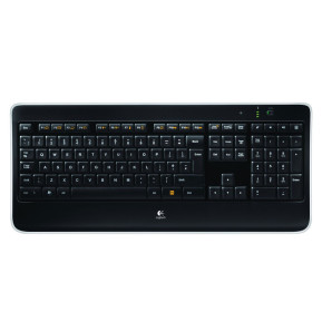 Logitech Wireless Illuminated Keyboard K800 - Clavier avec rétro-éclairage sans fil (AZERTY Francais)