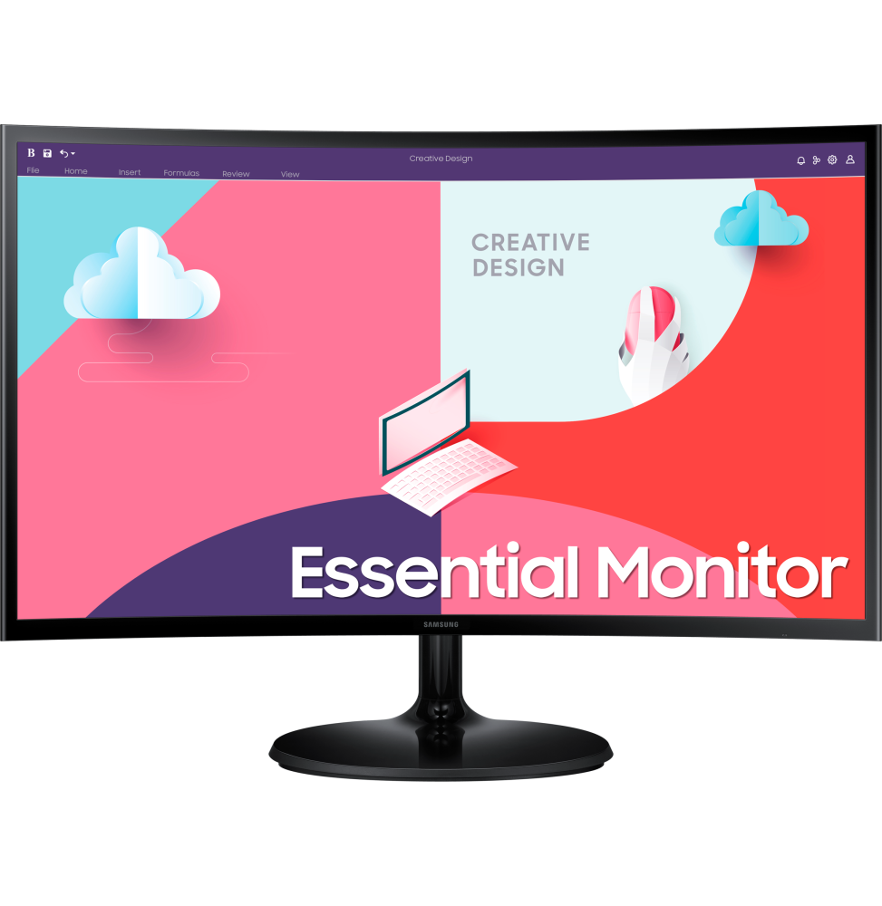 Écran incurvé 24 Samsung Essential Curved Monitor S3