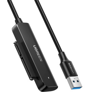 Acheter Câble adaptateur de disque dur USB 3.0 vers SATA 22 broches,  convertisseur SATA vers USB 2.0 de Type C, disque dur externe SSD de 2,5  pouces, adaptateur de transfert de données