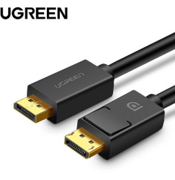 Câble Ugreen DisplayPort 1.2 Mâle vers Mâle 1.5M (10245)