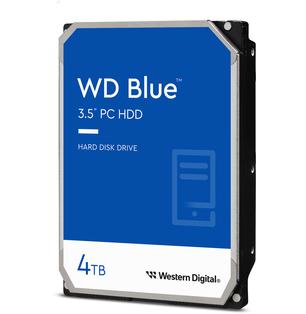 Disque dur interne 3.5 Western Digital Blue 4 To, 256 Mo (WD40EZAZ) prix  Maroc