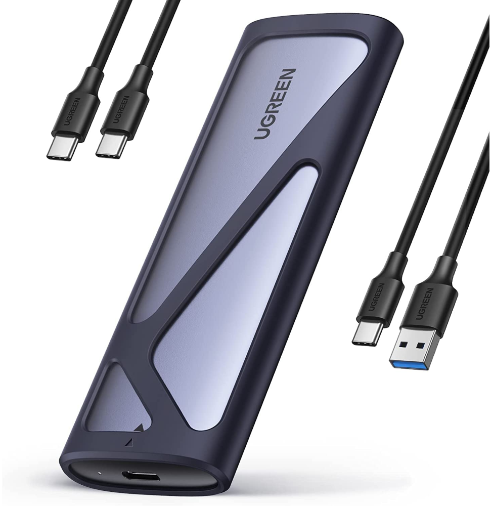 Achetez Ugreen 90408 M.2 Nvme / Enceinte du Disque Dur à Double Protocole  SATA Type-C / USB3.2 Boîtier de Disque Dur Mobile Externe Pour Ordinateur  Portable Avec Boîte SSD à Solid State
