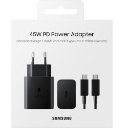 Chargeur Samsung rapide 15W USB-C - Avec câble C-à-C (EP-T1510XWEGWW) prix  Maroc