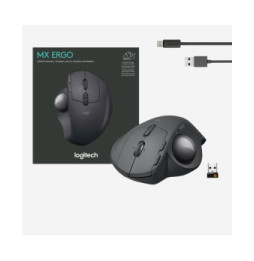 Trackball sans fil avancé Logitech MX ERGO avec plaque multidirectionnelle