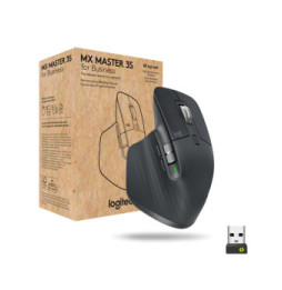 Logitech MX Master 3s for Business souris Droitier RF sans fil + Bluetooth Laser 8000 DPI (910-006582)