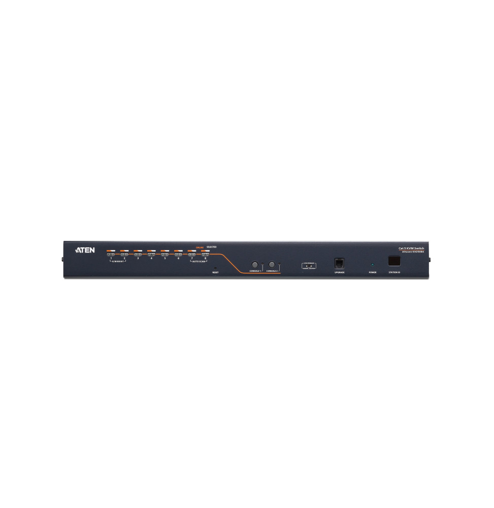 ATEN Commutateur KVM (DisplayPort, HDMI, DVI, VGA) multi-interface Cat 5 à  8 ports et 2 consoles (KH2508A-AX-G) prix Maroc