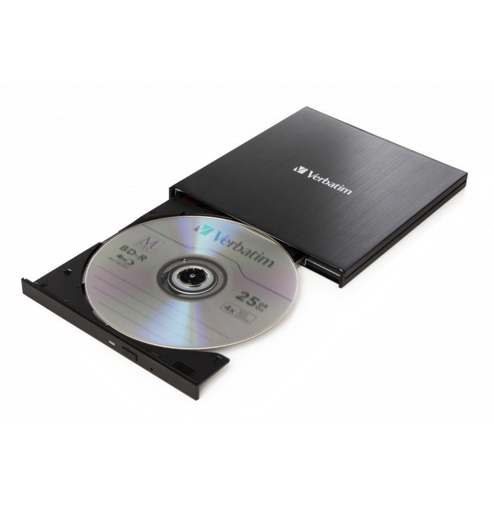 Verbatim 43889 lecteur de disques optiques Blu-Ray RW Noir Graveur