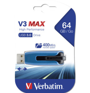 Clé USB Verbatim V3 64 GB USB 3.2 (1è gén.) (USB 3.0) - Conrad Electronic  France