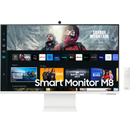 Écran Plat 32" Samsung Smart 4k Ultra HD M8 M80C avec caméra intégrée (LS32CM801UMXZN)