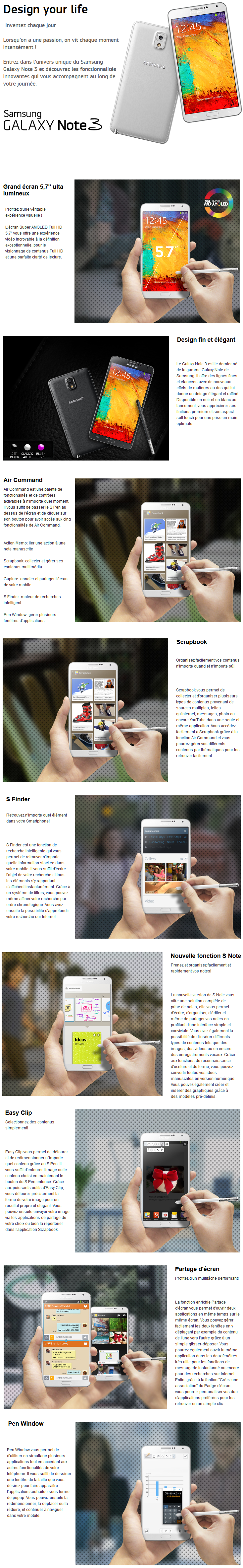 Acheter Samsung Galaxy Note 3 Maroc